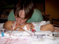 January 15, 2003 - Sweet kisses from mammy