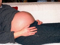 December 10, 2002 - One day before birth